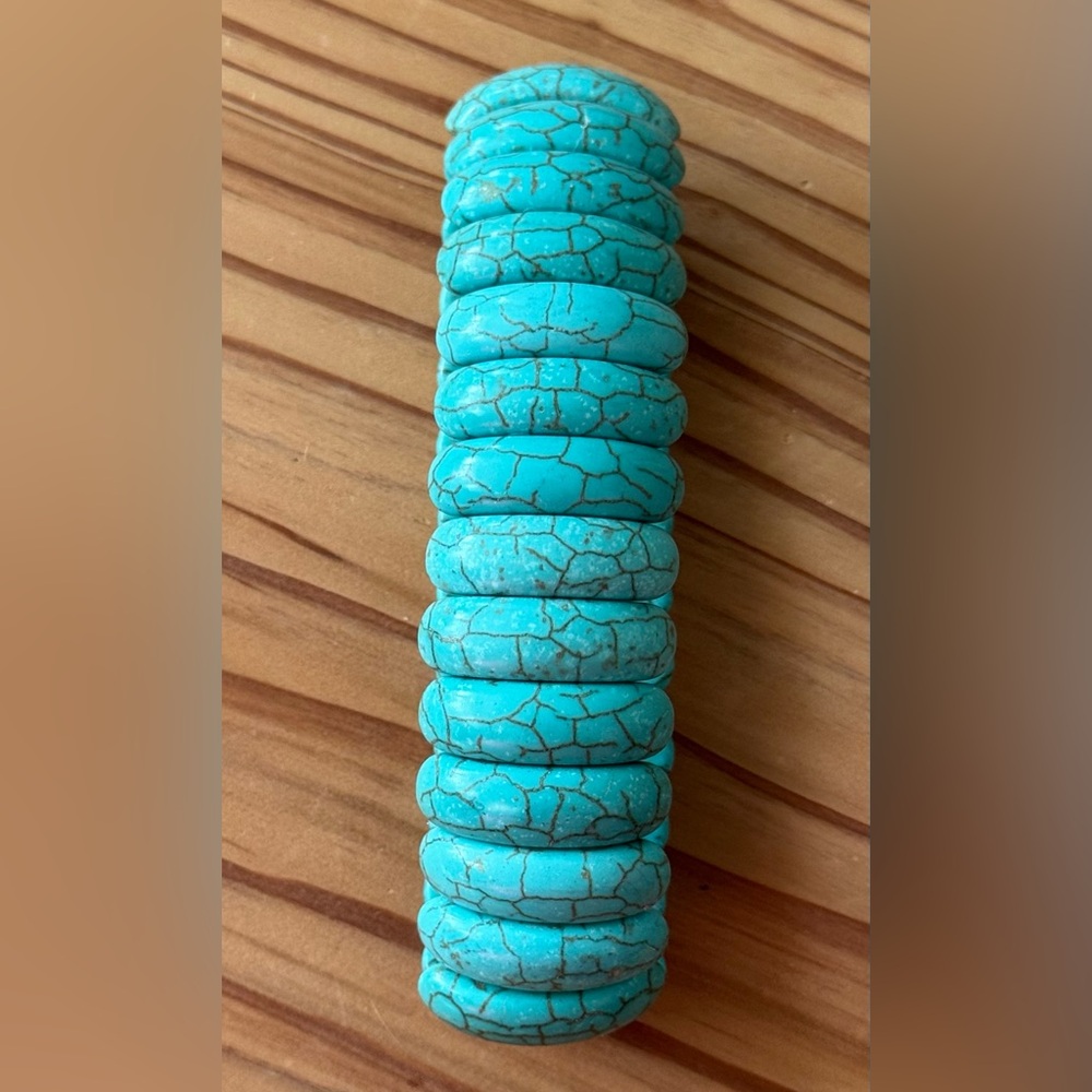🩵 Turquoise Stone Elastic Stetch Bracelet
